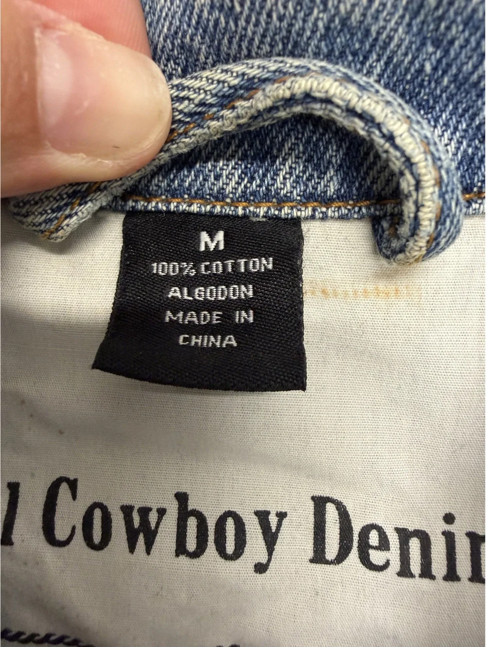 Vintage Resistol Light Blue Denim Jacket - Picture 7 of 9